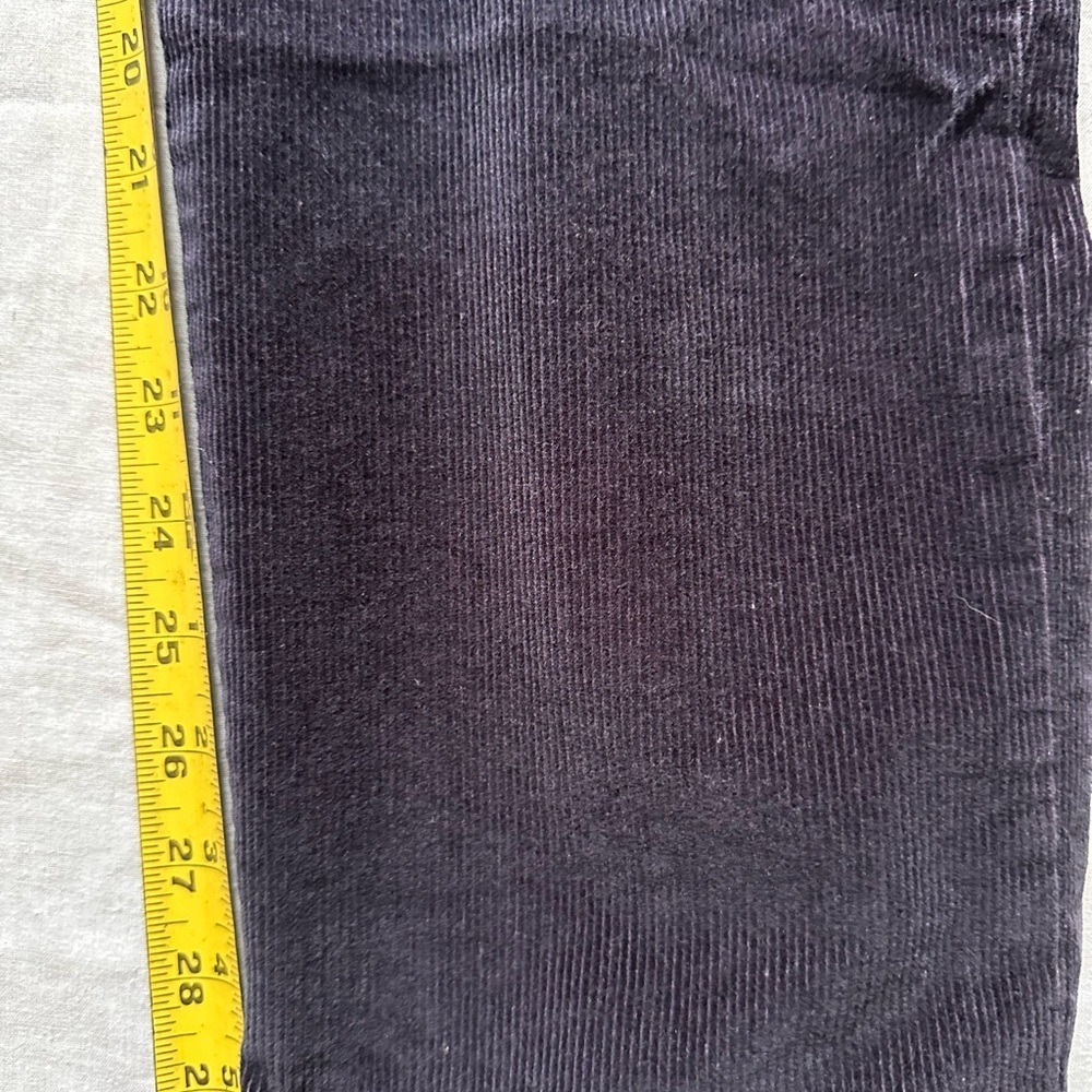Dressbarn Dark Blue Corduroy Pants – Size 14, Tapered Leg - Picture 7 of 7